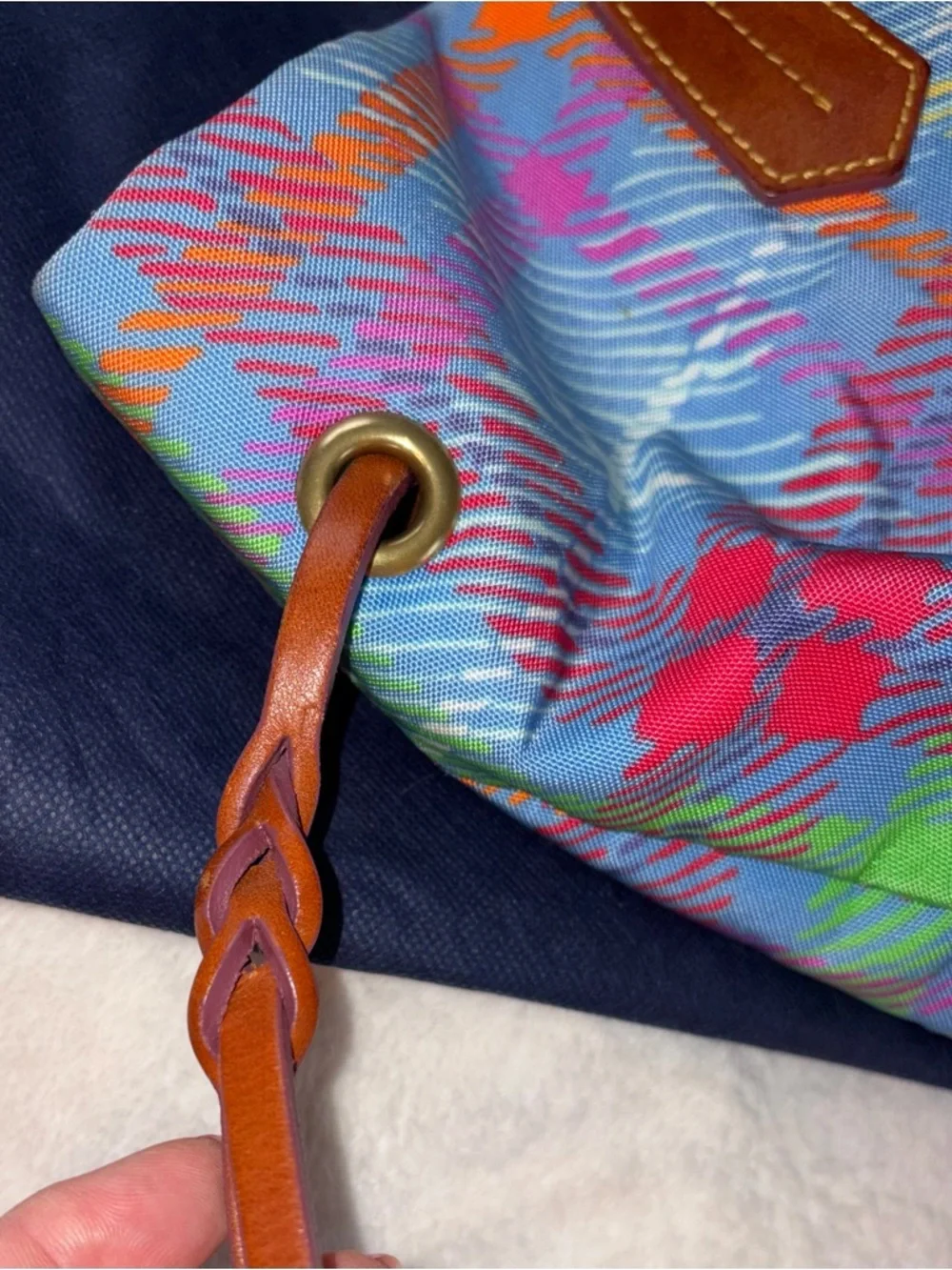 Dooney & Bourke Madras Plaid Tote with Matching Wallet